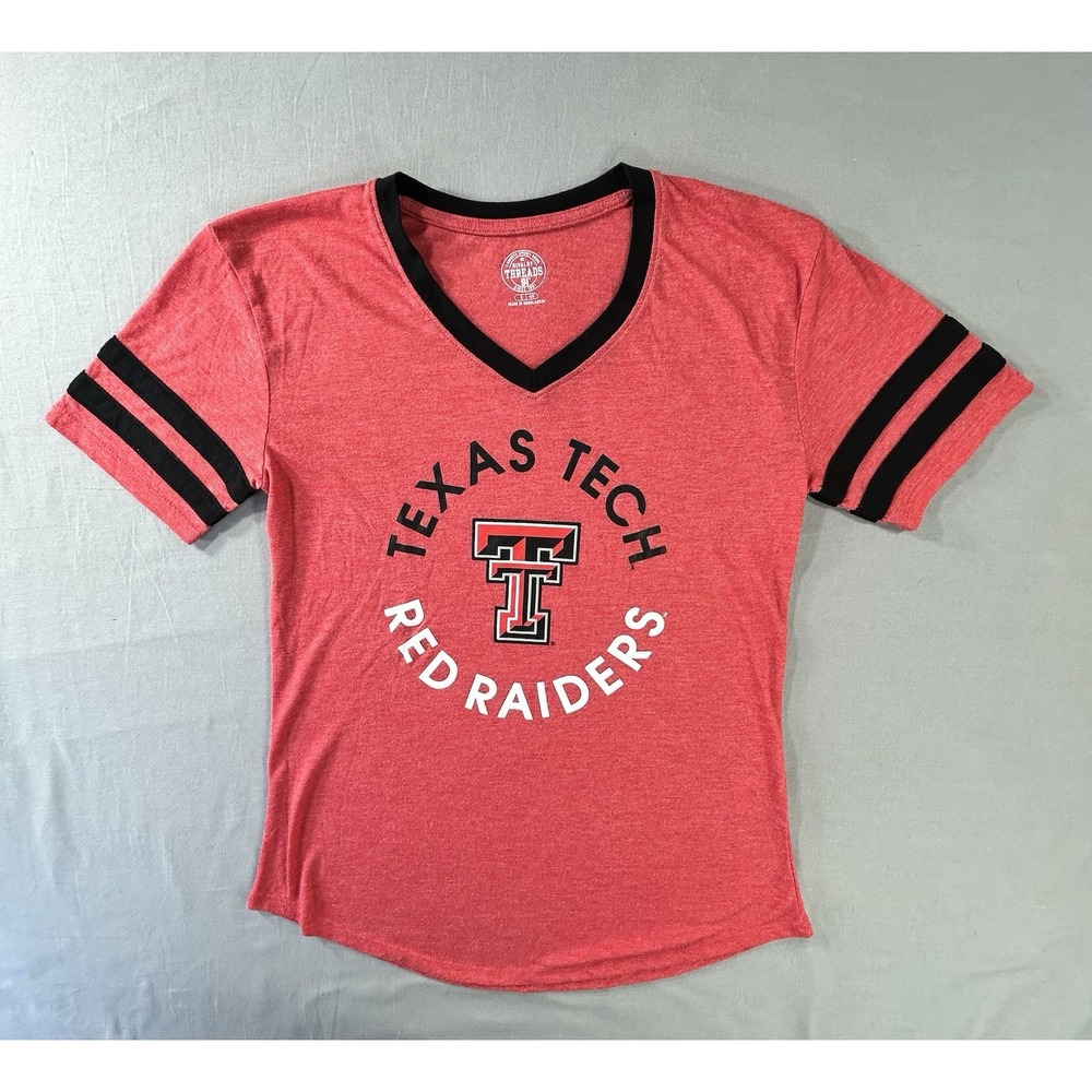 Rivalry Threads Texas Tech Vneck Short Sleeve T-shirt Women's Small College